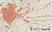 Shaded Relief Map of Columbia