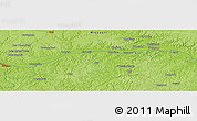 Physical Panoramic Map of the area around 38° 36' 25" N, 91° 43' 29" W