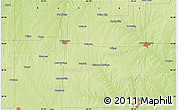 Physical Map of the area around 38° 36' 25" N, 96° 49' 29" W