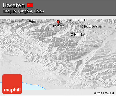 Physical Panoramic Map of Hasafen