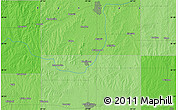 Political Map of the area around 38° 36' 25" N, 97° 40' 30" W