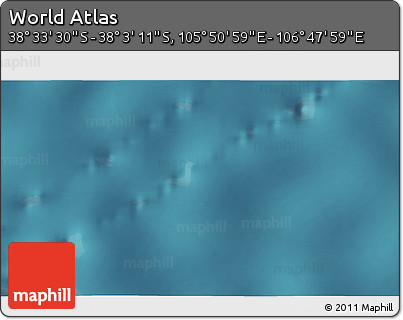 Satellite 3D Map of the Area around 38° 18' 21" S, 106° 19' 29" E