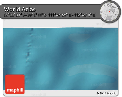 Satellite 3D Map of the Area around 38° 18' 21" S, 112° 16' 30" E