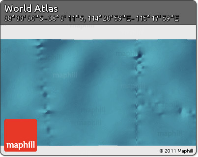 Satellite 3D Map of the Area around 38° 18' 21" S, 114° 49' 29" E