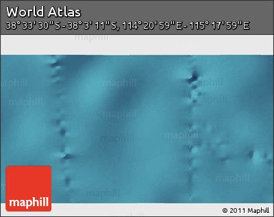 Satellite 3D Map of the Area around 38° 18' 21" S, 114° 49' 29" E