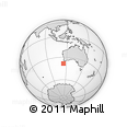 Outline Map of the Area around 38° 18' 21" S, 114° 49' 29" E, rectangular outline