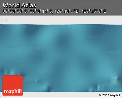 Satellite 3D Map of the Area around 38° 18' 21" S, 129° 16' 30" E