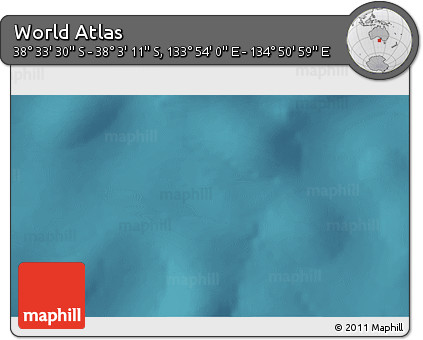 Satellite 3D Map of the Area around 38° 18' 21" S, 134° 22' 30" E