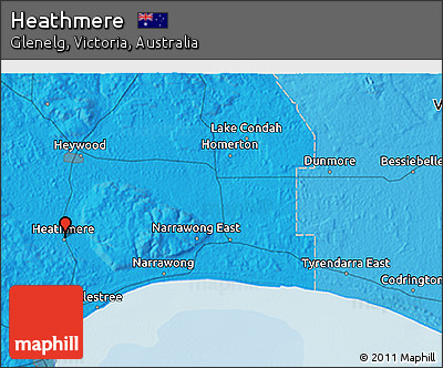 Political 3D Map of Heathmere