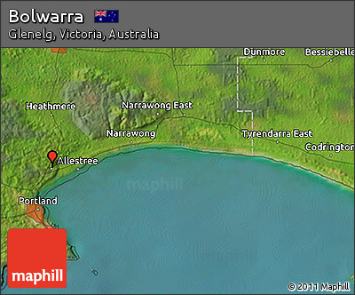 Satellite 3D Map of Bolwarra