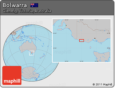 Gray Location Map of Bolwarra