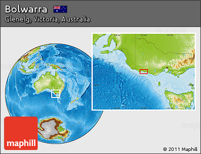 Physical Location Map of Bolwarra
