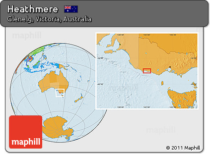 Political Location Map of Heathmere