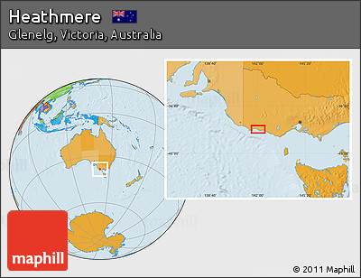 Political Location Map of Heathmere