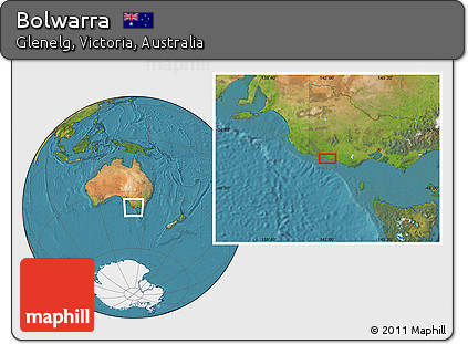 Satellite Location Map of Bolwarra
