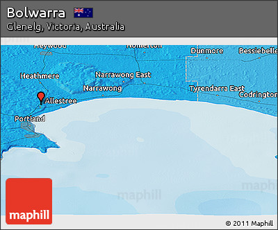 Political Panoramic Map of Bolwarra