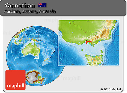 Physical Location Map of Yannathan
