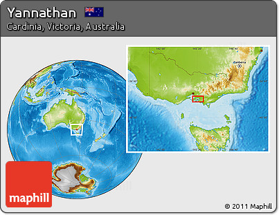 Physical Location Map of Yannathan
