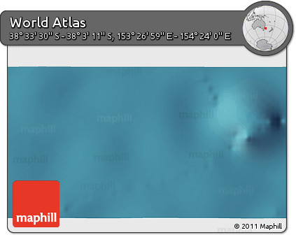 Satellite 3D Map of the Area around 38° 18' 21" S, 153° 55' 30" E