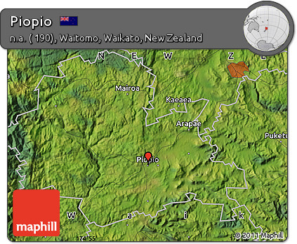 Satellite Map of Piopio