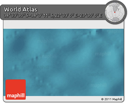 Satellite 3D Map of the Area around 38° 18' 21" S, 23° 1' 29" E