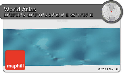 Satellite Panoramic Map of the Area around 38° 18' 21" S, 24° 43' 30" E