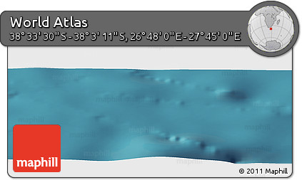 Satellite Panoramic Map of the Area around 38° 18' 21" S, 27° 16' 29" E