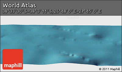 Satellite Panoramic Map of the Area around 38° 18' 21" S, 27° 16' 29" E