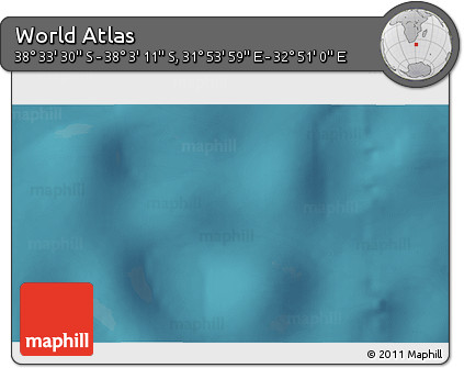 Satellite 3D Map of the Area around 38° 18' 21" S, 32° 22' 30" E