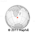 Outline Map of the Area around 38° 18' 21" S, 33° 13' 30" E, rectangular outline