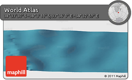 Satellite Panoramic Map of the Area around 38° 18' 21" S, 34° 4' 30" E