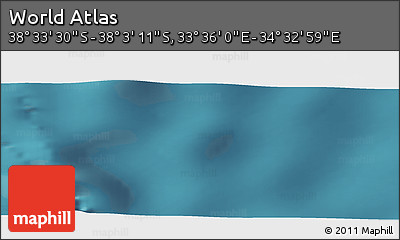 Satellite Panoramic Map of the Area around 38° 18' 21" S, 34° 4' 30" E