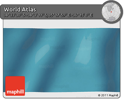 Satellite 3D Map of the Area around 38° 18' 21" S, 35° 46' 29" E