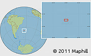 Savanna Style Location Map of the area around 38° 18' 21" S, 35° 37' 30" W