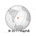 Outline Map of the Area around 38° 18' 21" S, 36° 28' 30" W, rectangular outline