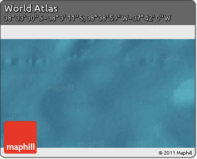 Satellite 3D Map of the Area around 38° 18' 21" S, 38° 10' 29" W