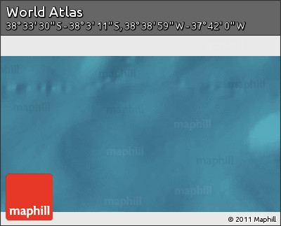 Satellite 3D Map of the Area around 38° 18' 21" S, 38° 10' 29" W