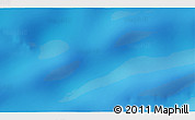 Physical 3D Map of the area around 38° 18' 21" S, 40° 52' 30" E