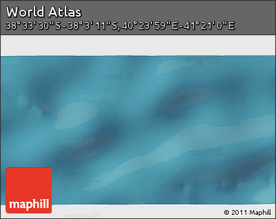 Satellite 3D Map of the Area around 38° 18' 21" S, 40° 52' 30" E