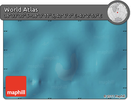Satellite Map of the Area around 38° 18' 21" S, 42° 34' 30" E