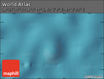 Satellite Map of the Area around 38° 18' 21" S, 42° 34' 30" E