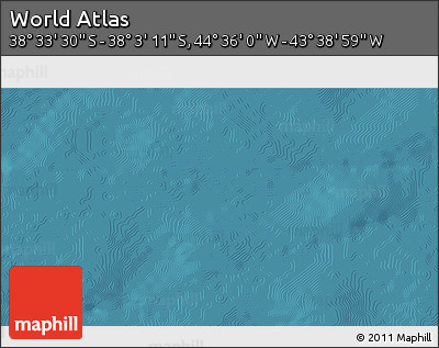 Satellite 3D Map of the Area around 38° 18' 21" S, 44° 7' 30" W