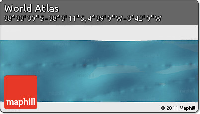 Satellite Panoramic Map of the Area around 38° 18' 21" S, 4° 10' 30" W