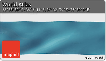 Satellite Panoramic Map of the Area around 38° 18' 21" S, 57° 1' 29" E