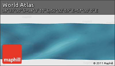 Satellite Panoramic Map of the Area around 38° 18' 21" S, 57° 1' 29" E