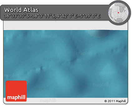Satellite 3D Map of the Area around 38° 18' 21" S, 5° 10' 30" E