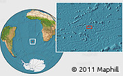 Satellite Location Map of the area around 38° 18' 21" S, 5° 1' 30" W