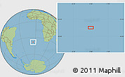 Savanna Style Location Map of the area around 38° 18' 21" S, 5° 1' 30" W