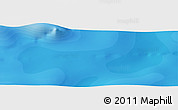 Political Panoramic Map of the area around 38° 18' 21" S, 5° 1' 30" W