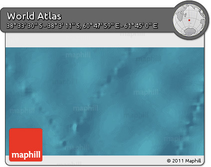 Satellite 3D Map of the Area around 38° 18' 21" S, 61° 16' 29" E